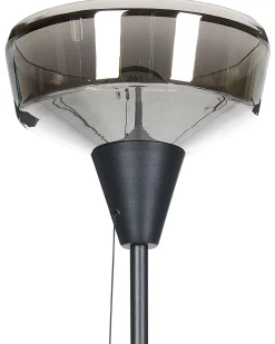 Beliani Lattiavalaisin Rauta Musta/Hopea Talparo Flash Sale