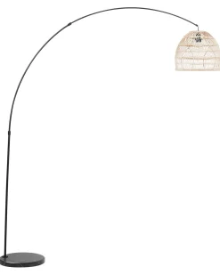 Beliani Lattiavalaisin Rottinki Luonnonvari/Musta Guaviare Clearance