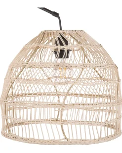 Beliani Lattiavalaisin Rottinki Luonnonvari/Musta Guaviare Clearance