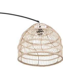 Beliani Lattiavalaisin Rottinki Luonnonvari/Musta Guaviare Clearance