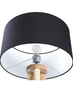 Beliani Lattiavalaisin Tammi Musta Nitra Online