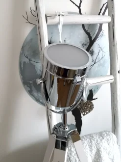 Beliani Lattiavalaisin Valkoinen Alzette Outlet