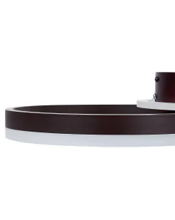 Beliani Led-Kattovalaisin Alumiini Tummanruskea Glyde Outlet