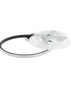 Beliani Led-Kattovalaisin Musta/Valkoinen Zami Outlet