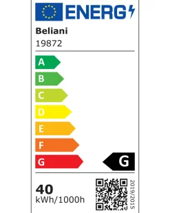 Beliani Led-Kattovalaisin Teras Valkoinen Sakae Best Sale