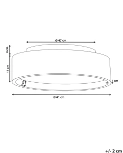 Beliani Led-Kattovalaisin Teras Vaaleanruskea Dawei Online
