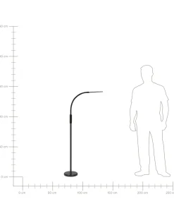 Beliani Led-Lattia/Poytavalaisin Muunneltava Musta Apus Clearance