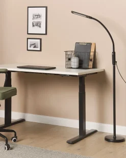 Beliani Led-Lattia/Poytavalaisin Muunneltava Musta Apus Clearance