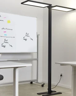 Beliani Led-Lattiavalaisin Alumiini Musta Sculptor Discount