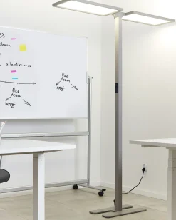 Beliani Led-Lattiavalaisin Alumiini Hopea Sculptor Best Sale