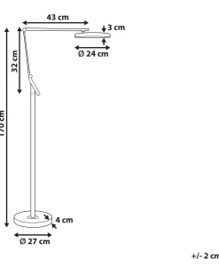 Beliani Led-Lattiavalaisin Hopea Carina Outlet