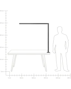 Beliani Led-Poytavalaisin Alumiini Musta Octant Store