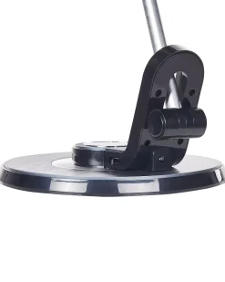 Beliani Led-Poytavalaisin Alumiini Usb-Portti Hopea/Musta Corvus Shop