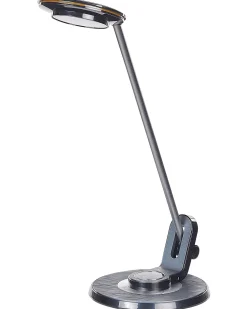 Beliani Led-Poytavalaisin Alumiini Usb-Portti Hopea/Musta Corvus Shop