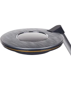 Beliani Led-Poytavalaisin Alumiini Usb-Portti Hopea/Musta Corvus Shop