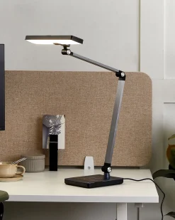 Beliani Led-Poytavalaisin Alumiini Musta Lacerta Hot