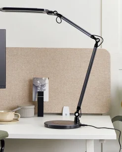 Beliani Led-Poytavalaisin Alumiini Musta Grus Cheap