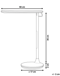 Beliani Led-Poytavalaisin Alumiini Musta Draco Online