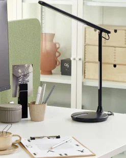 Beliani Led-Poytavalaisin Alumiini Musta Draco Online