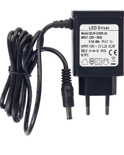 Beliani Led-Poytavalaisin Alumiini Musta Draco Online