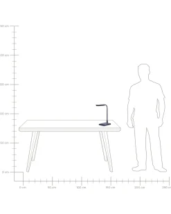 Beliani Led-Poytavalaisin Musta Centaurus Store