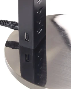 Beliani Led-Poytavalaisin Usb-Portti Messinki Chamaeleon Store