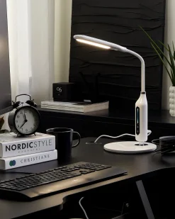 Beliani Led-Poytavalaisin Valkoinen Cygnus Store