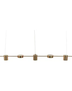Beliani Led-Riippuvalaisin 5 Polttimoa Alumiini Messinki Sestra Outlet