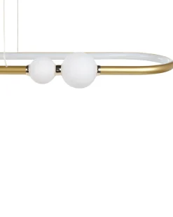 Beliani Led-Riippuvalaisin Alumiini Kulta Feale Fashion