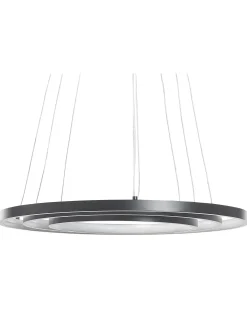 Beliani Led-Riippuvalaisin Alumiini Musta Atrek Cheap