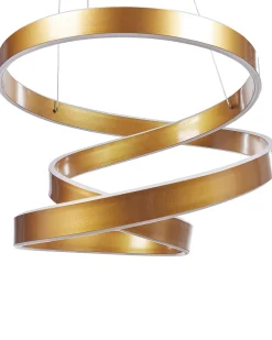 Beliani Led-Riippuvalaisin Alumiini Kulta Wanli Flash Sale