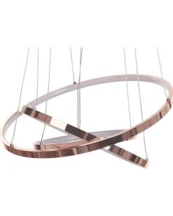 Beliani Led-Riippuvalaisin Alumiini Ruusukulta Atrek Hot