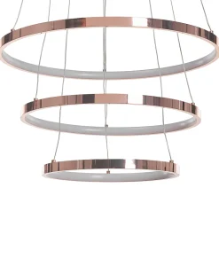 Beliani Led-Riippuvalaisin Alumiini Ruusukulta Atrek Hot