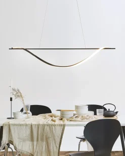 Beliani Led-Riippuvalaisin Rauta Musta Bodri Online