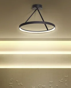 Beliani Led-Riippuvalaisin Teras Musta Agno Online