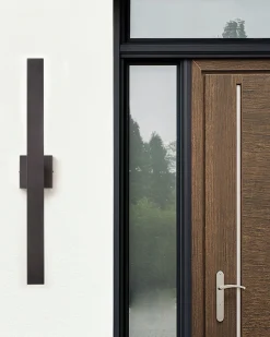 Beliani Led-Ulkoseinavalaisin Musta Melgam Shop