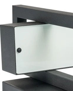 Beliani Led-Ulkoseinavalaisin Musta Kelty Hot