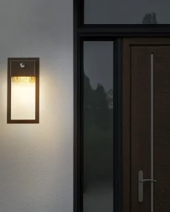 Beliani Led-Ulkoseinavalaisin Rauta Musta Elliot Outlet