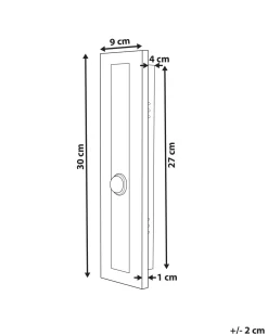 Beliani Led-Ulkoseinavalaisin Teras Kulta 30 Cm Rosalie Discount