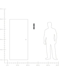 Beliani Led-Ulkoseinavalaisin Teras Musta 30 Cm Savane Flash Sale