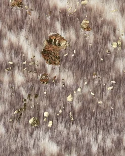 Beliani Lehman Tekotalja Taplat Ruskeanharmaa/Kulta 150 X 200 Cm Bogong Shop