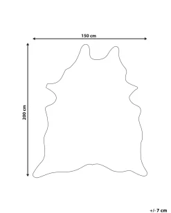 Beliani Lehman Tekotalja Valkoinen/Ruskea 150 X 200 Cm Bogong Online