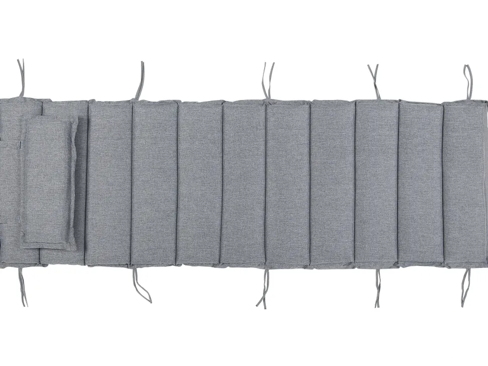 Beliani Lepotuoli Harmaalla Pehmusteella Brescia Sale