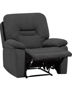 Beliani Lepotuoli Kankainen Tummanharmaa Bergen Clearance