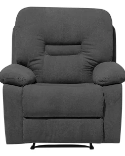 Beliani Lepotuoli Kankainen Tummanharmaa Bergen Clearance