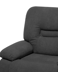 Beliani Lepotuoli Kankainen Tummanharmaa Bergen Clearance