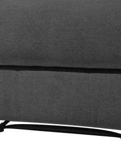 Beliani Lepotuoli Kankainen Tummanharmaa Bergen Clearance