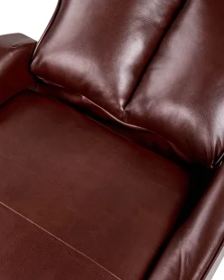 Beliani Lepotuoli Keinonahkainen Ruskea Royston Cheap