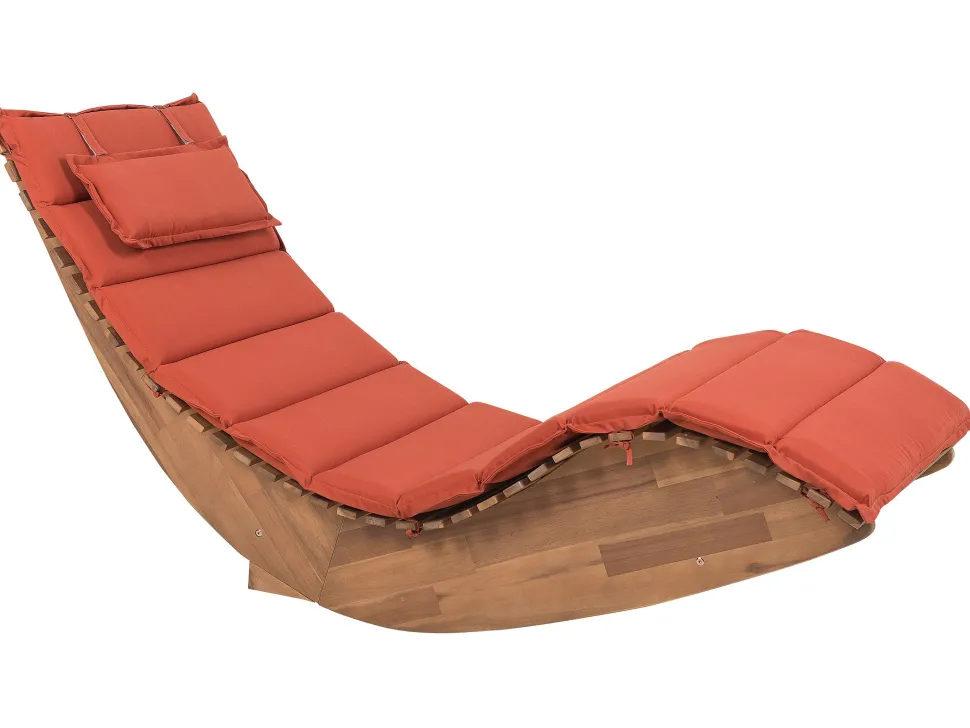 Beliani Lepotuoli Punaisella Pehmusteella Brescia Outlet