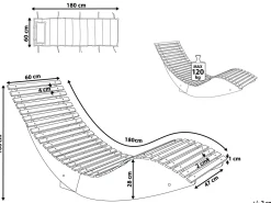 Beliani Lepotuoli Punaisella Pehmusteella Brescia Outlet